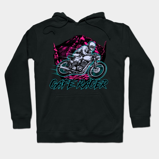 CAFE RACER Hoodie by theanomalius_merch